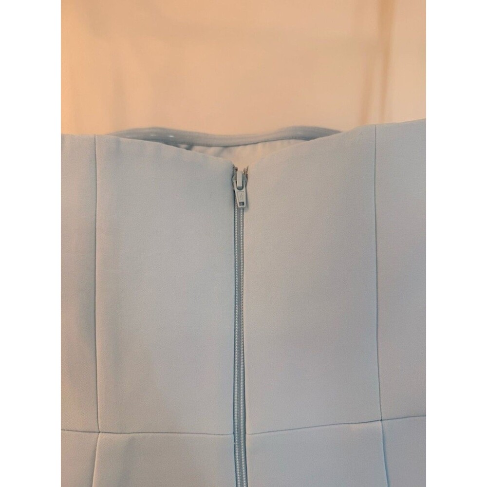 NEW BRONX AND BANCO Harper Strapless Powder Blue Gown with Appliqué, wedding - Picture 9 of 16